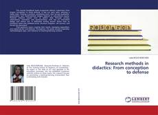 Capa do livro de Research methods in didactics: From conception to defense 