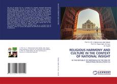 Copertina di RELIGIOUS HARMONY AND CULTURE IN THE CONTEXT OF NATIONAL INSIGHT