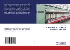 Copertina di HAND BOOK OF YARN MANUFACTURING