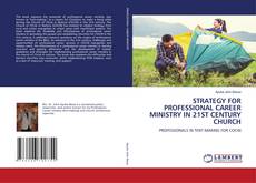 Copertina di STRATEGY FOR PROFESSIONAL CAREER MINISTRY IN 21ST CENTURY CHURCH