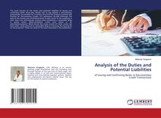Buchcover von Analysis of the Duties and Potential Liabilities