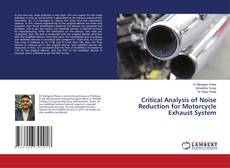 Buchcover von Critical Analysis of Noise Reduction for Motorcycle Exhaust System