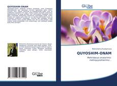 Copertina di QUYOSHIM-ONAM