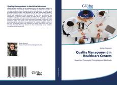 Capa do livro de Quality Management in Healthcare Centers 