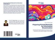 Copertina di Preparing Printed Materials for Information Dissemination