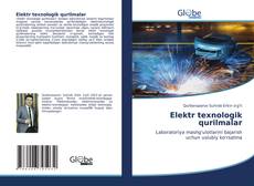 Elektr texnologik qurilmalar kitap kapağı