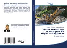 Buchcover von Qurilish materiallari texnologiyasida jarayon va apparatlar