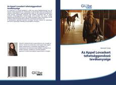 Az Appel Lovaskert tehetséggondozó tevékenysége kitap kapağı