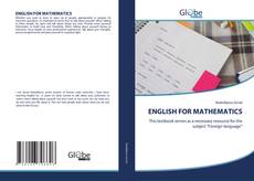 Capa do livro de ENGLISH FOR MATHEMATICS 