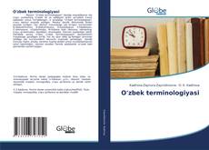 Capa do livro de O'zbek terminologiyasi 