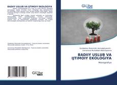 Buchcover von BADIIY USLUB VA IJTIMOIY EKOLOGIYA