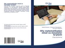 Buchcover von Oliy matematikadan misol va masalalar to'plami
