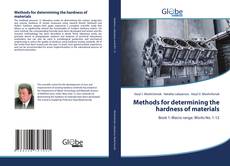 Buchcover von Methods for determining the hardness of materials