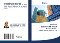 Portada del libro de BOBORAHIM MASHRAB “MABDAYI NUR”