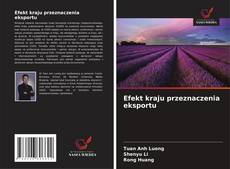 Efekt kraju przeznaczenia eksportu kitap kapağı