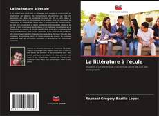 Capa do livro de La littérature à l'école 