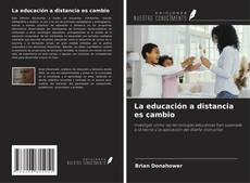 Buchcover von La educación a distancia es cambio