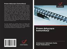 Buchcover von Prawo dotyczące komunikacji