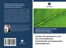 Analyse des Wachstums und der wirtschaftlichen Produktivität von bewässerten Bohnenpflanzen的封面