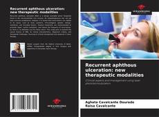 Recurrent aphthous ulceration: new therapeutic modalities kitap kapağı