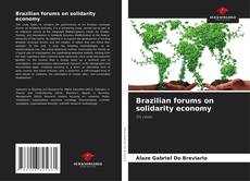 Capa do livro de Brazilian forums on solidarity economy 
