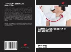 Portada del libro de ACUTE LUNG OEDEMA IN OBSTETRICS