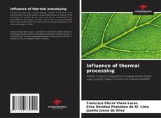 Influence of thermal processing kitap kapağı
