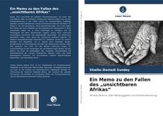 Bookcover of Ein Memo zu den Fallen des „unsichtbaren Afrikas“