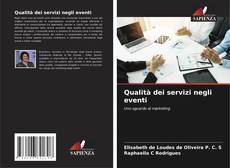 Capa do livro de Qualità dei servizi negli eventi 