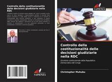 Portada del libro de Controllo della costituzionalità delle decisioni giudiziarie nella RDC