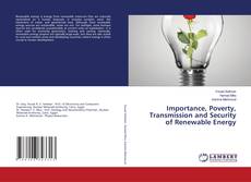 Buchcover von Importance, Poverty, Transmission and Security of Renewable Energy