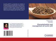 Buchcover von Characterization and management of cumin wilt