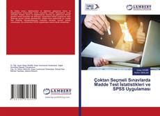 Copertina di Çoktan Seçmeli Sınavlarda Madde Test İstatistikleri ve SPSS Uygulaması