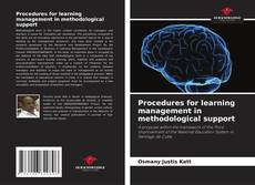Buchcover von Procedures for learning management in methodological support