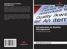 Couverture de Introduction to Quality Management