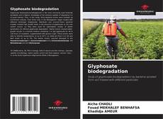 Buchcover von Glyphosate biodegradation