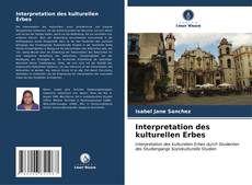 Bookcover of Interpretation des kulturellen Erbes