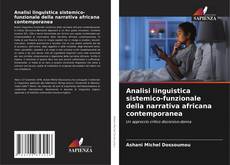 Capa do livro de Analisi linguistica sistemico-funzionale della narrativa africana contemporanea 