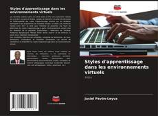 Buchcover von Styles d'apprentissage dans les environnements virtuels