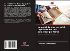 Portada del libro de Le point de vue du sujet populaire en tant qu'acteur politique