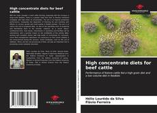 Portada del libro de High concentrate diets for beef cattle