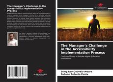 Buchcover von The Manager's Challenge in the Accessibility Implementation Process