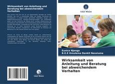 Bookcover of Wirksamkeit von Anleitung und Beratung bei abweichendem Verhalten