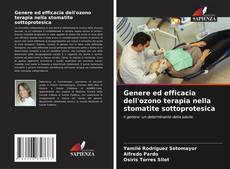 Bookcover of Genere ed efficacia dell'ozono terapia nella stomatite sottoprotesica