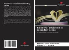 Copertina di Emotional education in secondary school