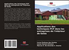 Portada del libro de Applications des techniques PCP dans les entreprises de l'intérieur de Goiás