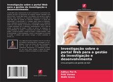 Borítókép a  Investigação sobre o portal Web para a gestão da investigação e desenvolvimento - hoz