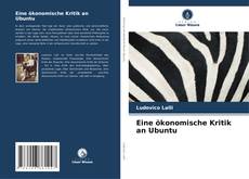 Eine ökonomische Kritik an Ubuntu kitap kapağı