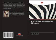Buchcover von Une critique économique d'Ubuntu