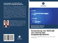 Buchcover von Anwendung von MATLAB zur Lösung des Aufgabenproblems